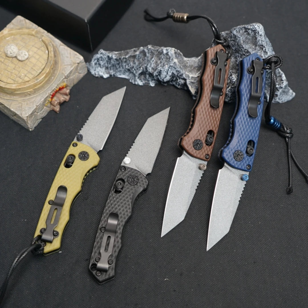 BM 290 model outdoor small knife, multifunctional folding knife, outdoor camping and fishing, men's and women's gifts, collector