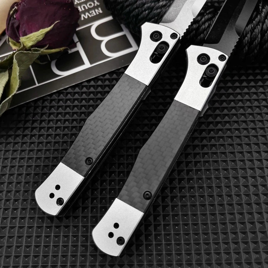 BM 4170 Foldable Knife CPM-S90V Blade T6061 Aluminum Handle Outdoor Hiking Portable Fruit Knife Multi-functional Fishing Knife
