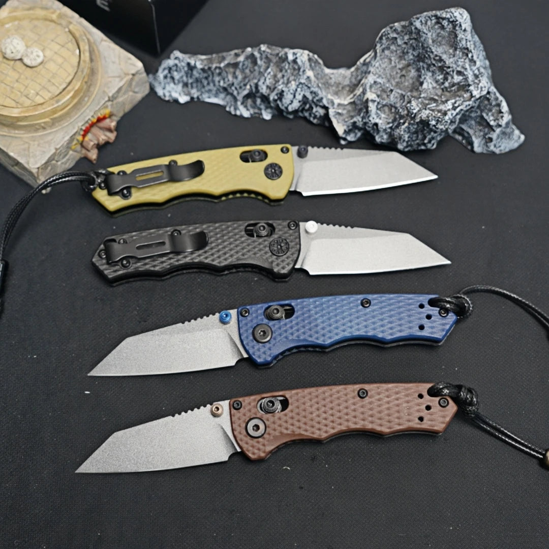 BM 290 model outdoor small knife, multifunctional folding knife, outdoor camping and fishing, men's and women's gifts, collector