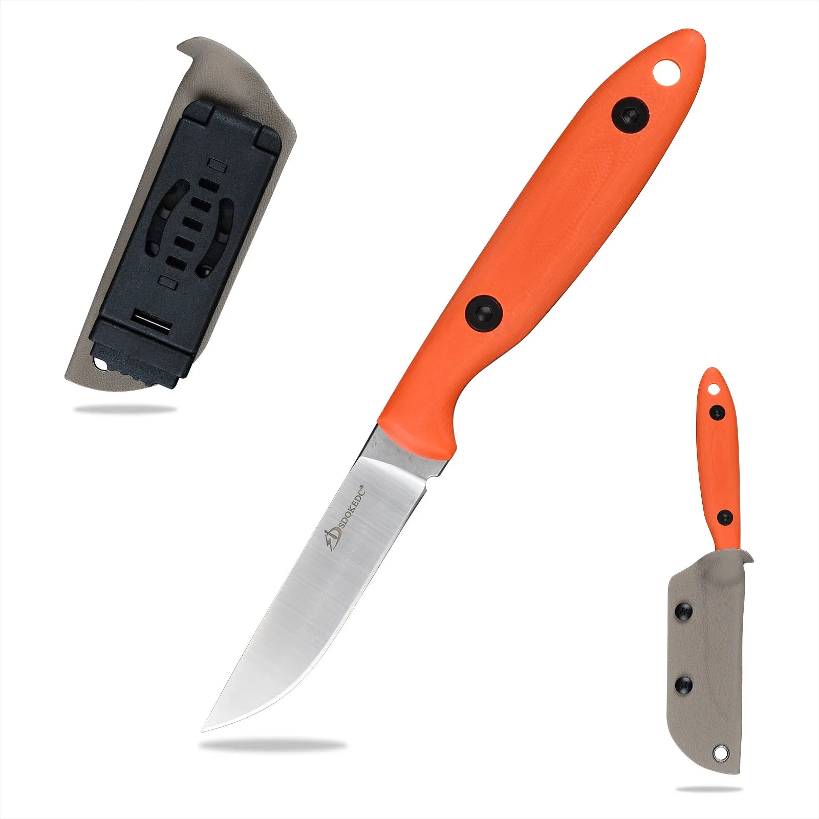 SDOKEDC Knives DC53 Steel Fixed Blade Knife Micarta Handle For Mens Gift EDC Outdoor Survival Camping Fishing