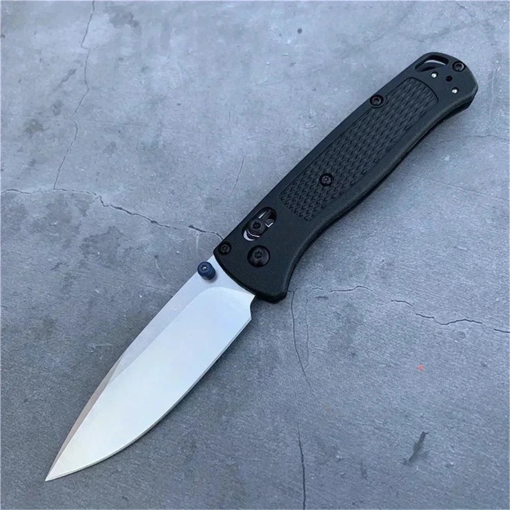 BM 535 Bugout Axle Lock Folding Knife 440c Steel Blade Jungle Adventure EDC Hunting Knife Outdoor Camping Hiking Fishing Tool