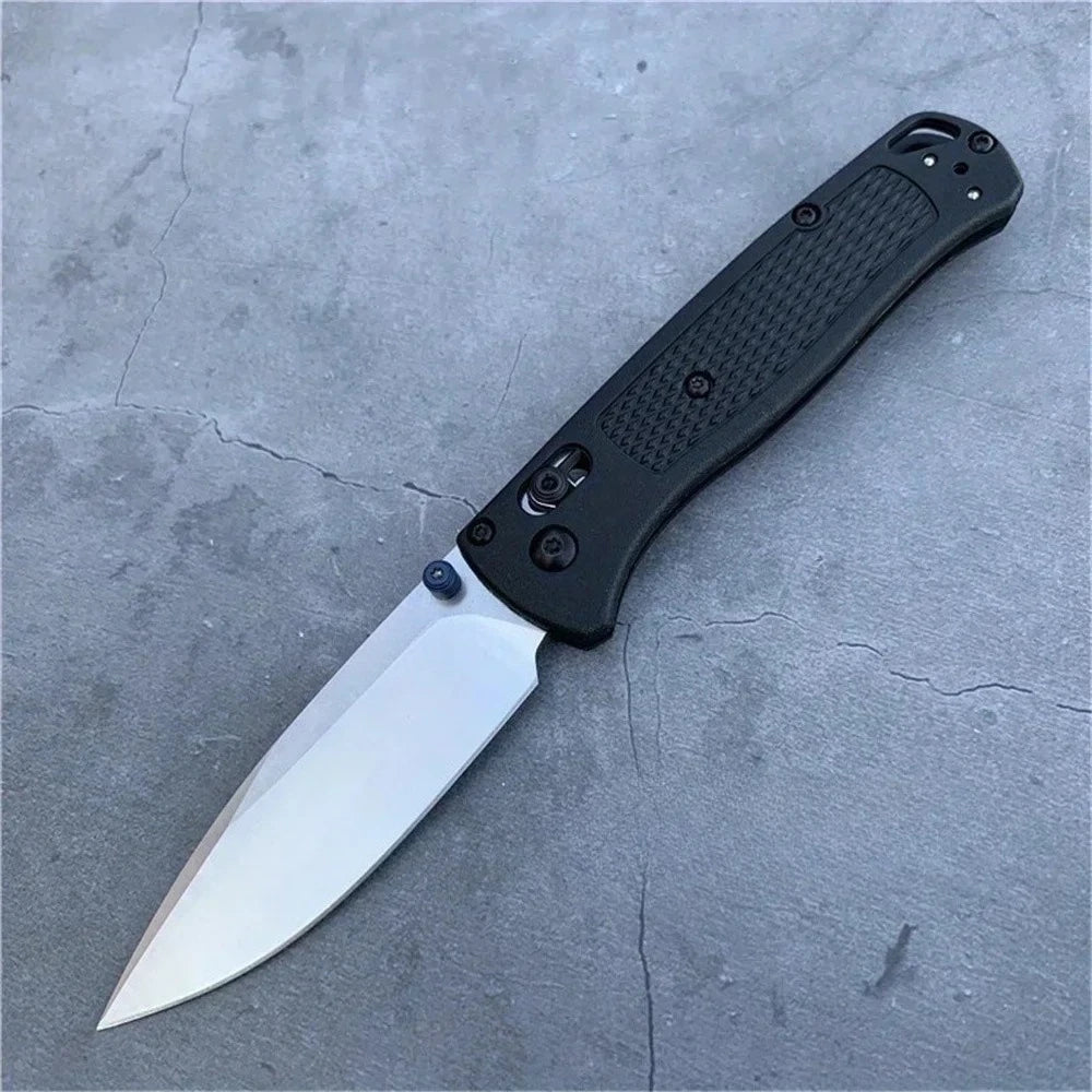 BM 535 Bugout Axle Lock Folding Knife 440c Steel Blade Jungle Adventure EDC Hunting Knife Outdoor Camping Hiking Fishing Tool