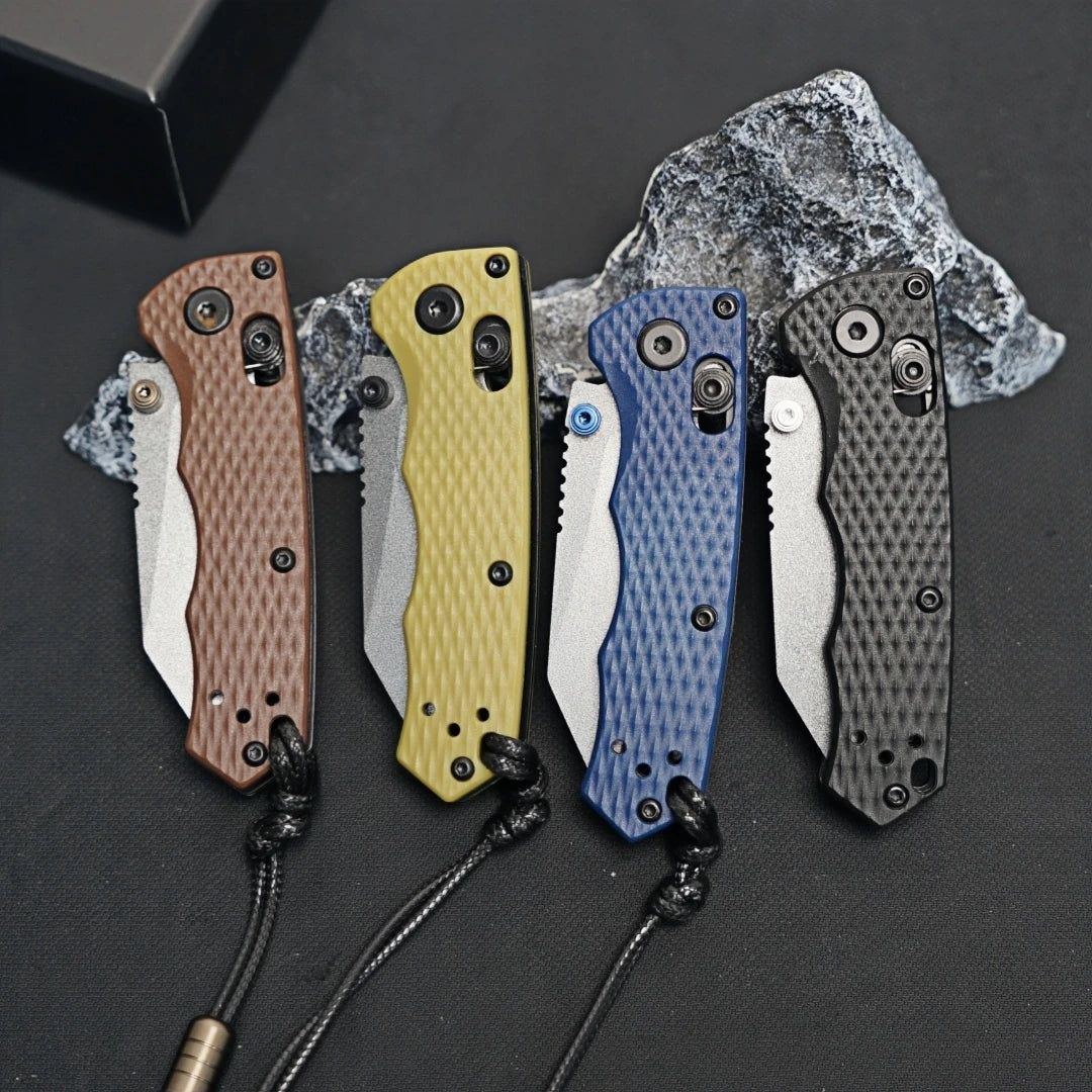 BM 290 model outdoor small knife, multifunctional folding knife, outdoor camping and fishing, men's and women's gifts, collector