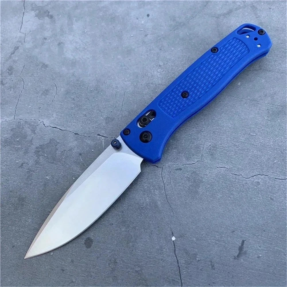 BM 535 Bugout Axle Lock Folding Knife 440c Steel Blade Jungle Adventure EDC Hunting Knife Outdoor Camping Hiking Fishing Tool